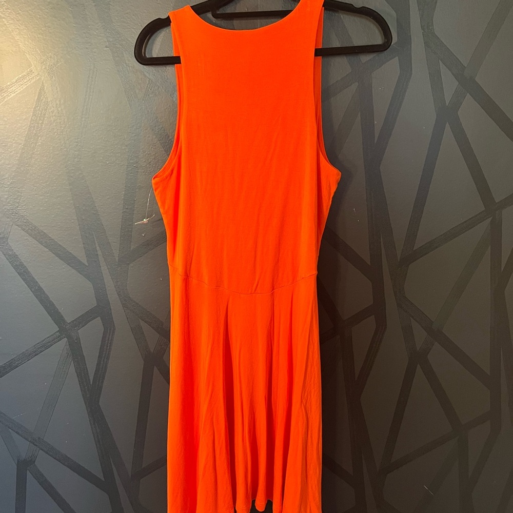 (2) Athleta orange and coral pink dresses - Picture 7 of 7